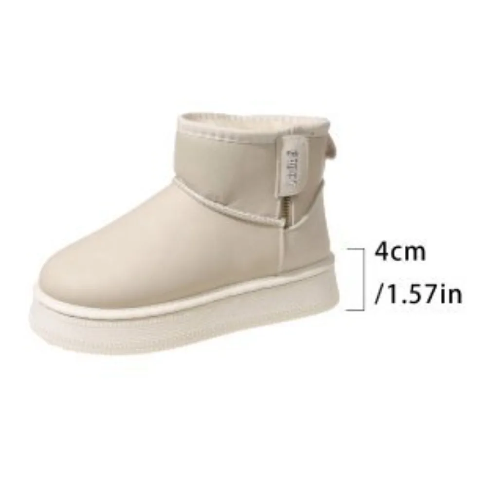 Winter Women's Snow Boots with Velvet and Wool Women's Shoes Women's Boots Warm and Anti slip Winter New Outdoor Thick soled