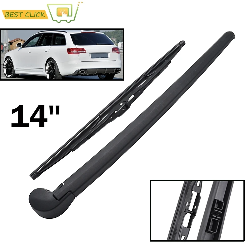 Misima 14 "Windschutzscheibe Windschutz Wischer Blade Set Kit Für Audi A6 RS6 4F C6 Hinten Fenster 2011 2010 2009 2008 2007 2006 2005 2004