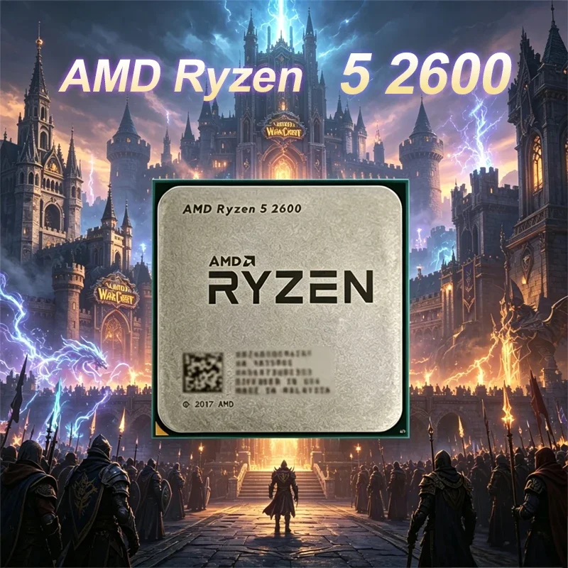 AMD Ryzen 5 R5 2600 3.4GHz 6코어 12스레드 CPU 프로세서 소켓 AM4
