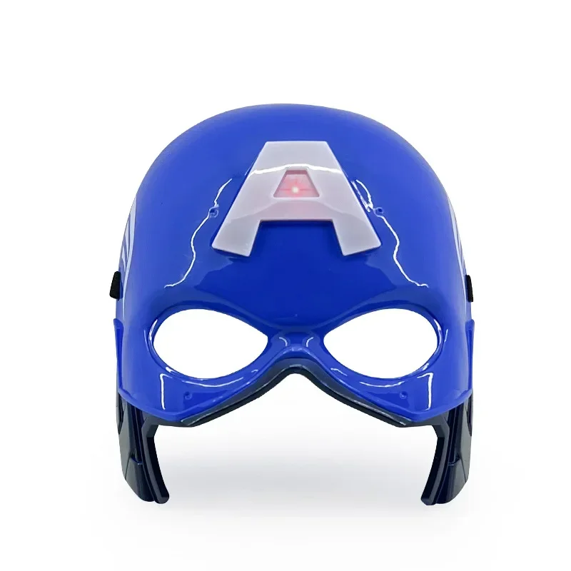 Kids Spider-Man Spiderman Cosplay LED Mask Iron Man Hulk Costume Mask Captain America Costume Superhero Cosplay Halloween Party