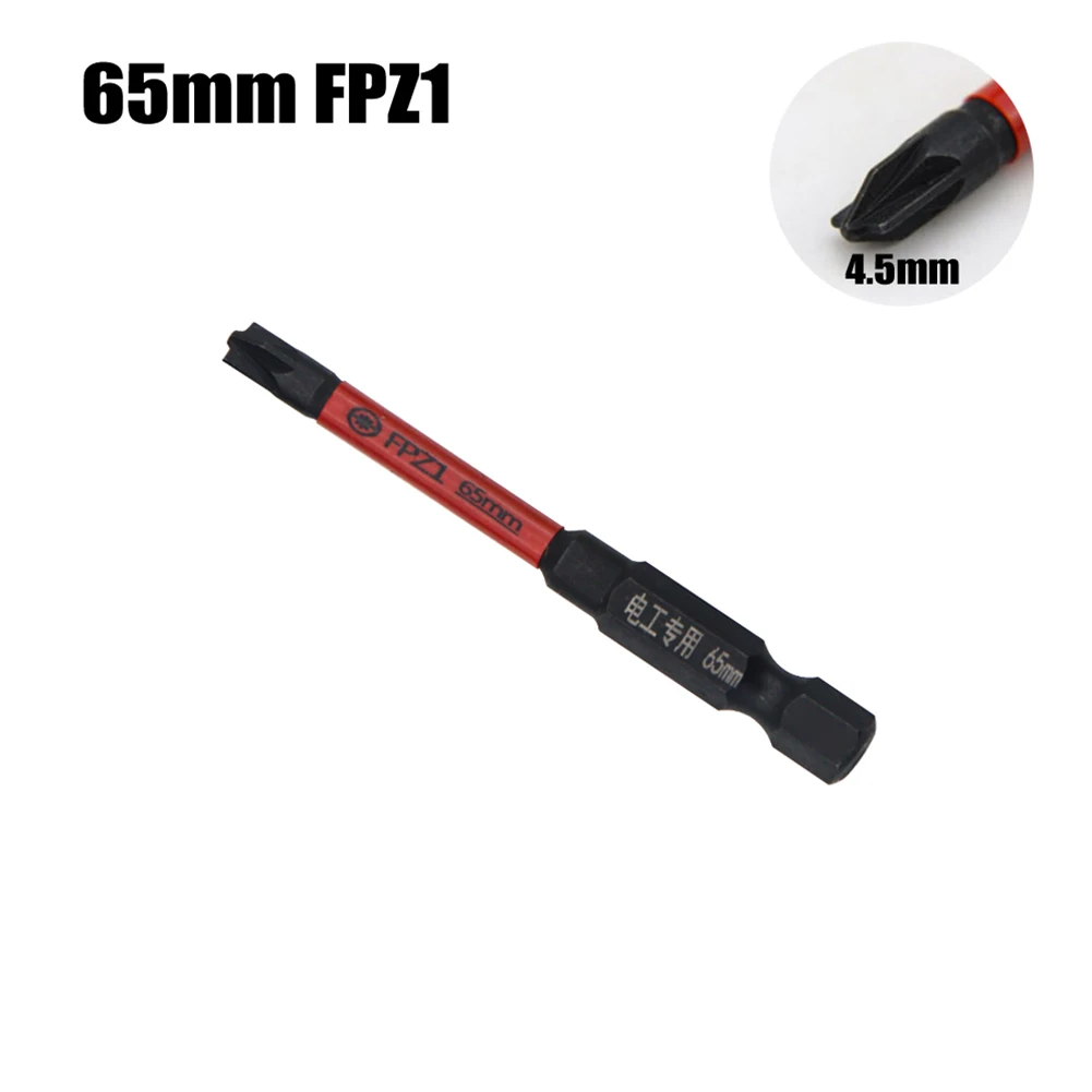 Description Picture 3 of item65/110MM Magnetic Special Slotted PZ Screwdriver Cross Bit FPZ1 FPZ2 FPZ3 For Circuit Breakers Electrical Electrician Tools