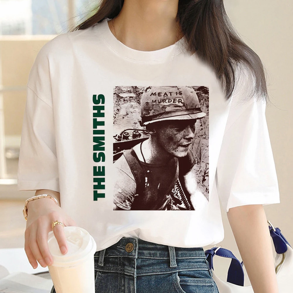 The Smiths Tshirt Donna Comic Tshirt Girl Anime 2000S Harajuku Abbigliamento