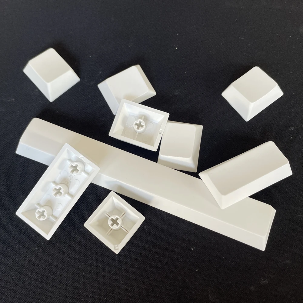 Pure White Without Script PBT Keycaps MAD/XDA/CHERRY profile Keycaps