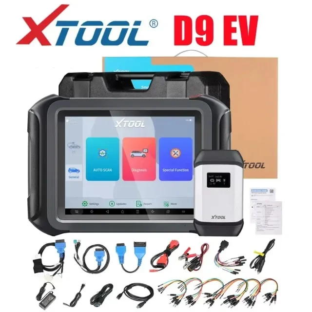 XTOOL D9EV D9 EV 자동차 진단 도구 / 배터리 팩 감지 활성 테스트 토폴로지 매핑 기능이 있는 BYD 에너지 차량용