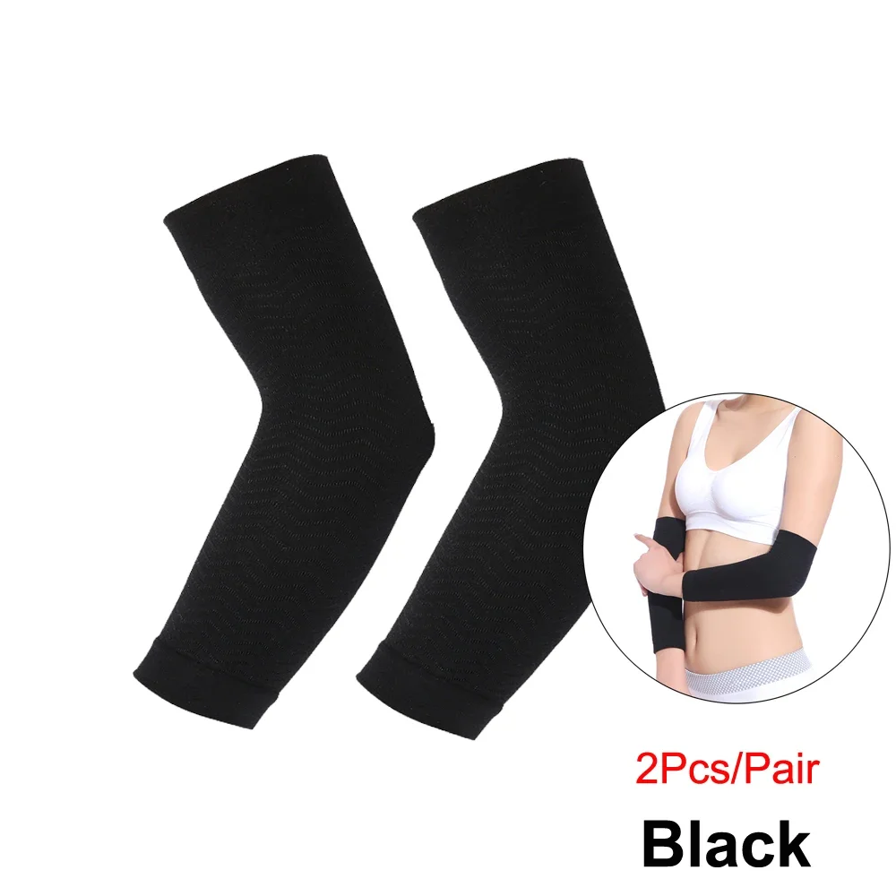 1 Pair Slimming Arm Sleeves Arm Elastic Compression Arm Shapers Sport  Fitness Arm Shapers for Women Girls Weight Loss - AliExpress