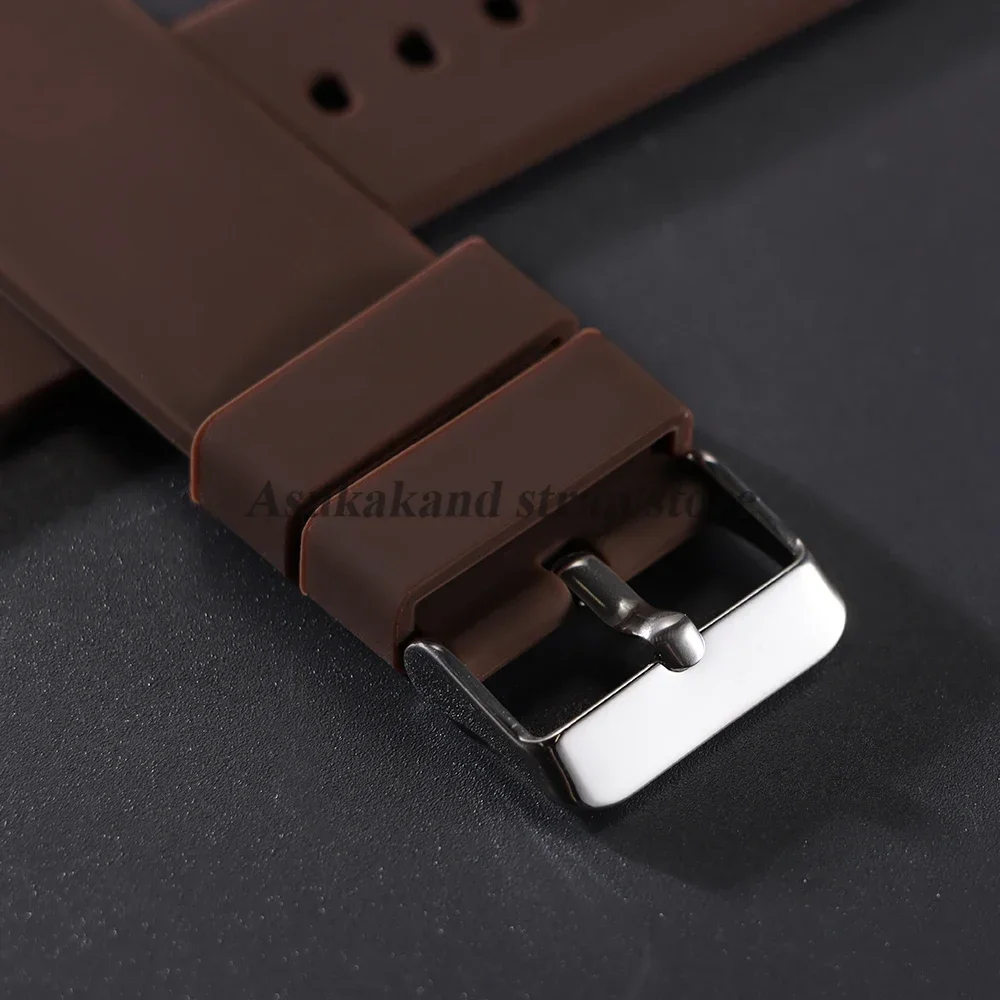 Versatile Silicone Watch Strap - Multiple Sizes Available