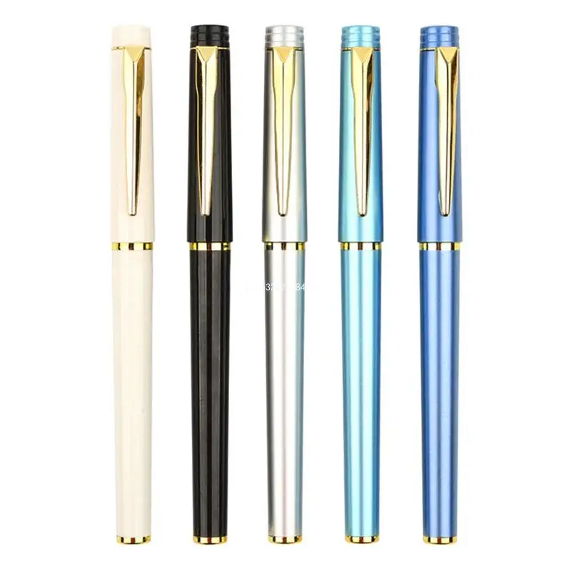 

Roller Ballpoint Pen Metal Clip Office Business Pen Birthday Gift for Students Business Man Signing Dropship