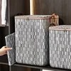 Large Capacity Clothes Storage Bag Thousand Bird Grid Foldable Dustproof Bag Household Moving Bags Waterproof and Dustproof 2