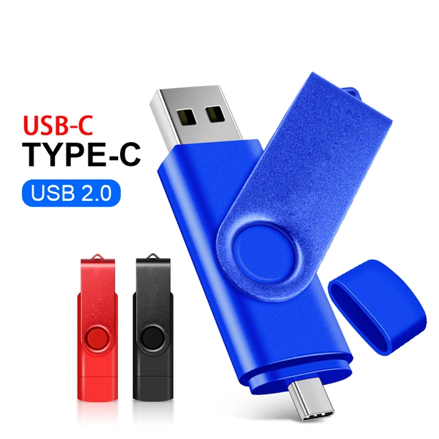 Type-C 64GB Key High Speed USB Flash Drive OTG Pen Drive 32GB Usb Stick  Pendrive