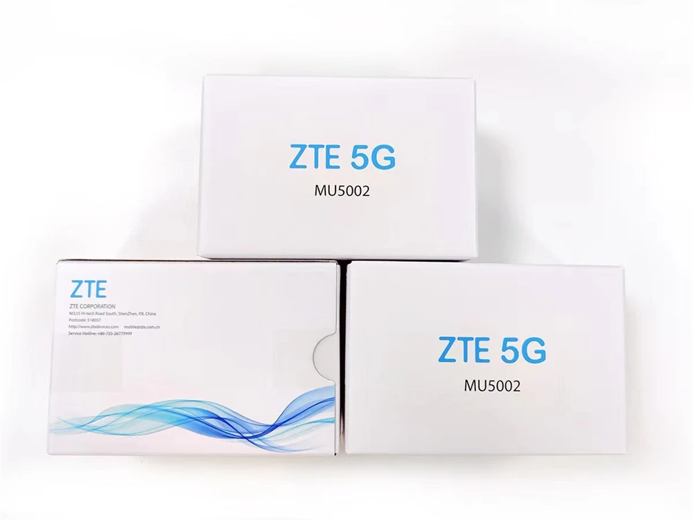 ZTE Mu5002 5G NSA/SA 5G NR+LTE EN-DC-Sub6G FDD:n1/3/5/7/8/20/28/38/40/41/42 TDD:n77/78/41 Cat2 MiFi 모뎀