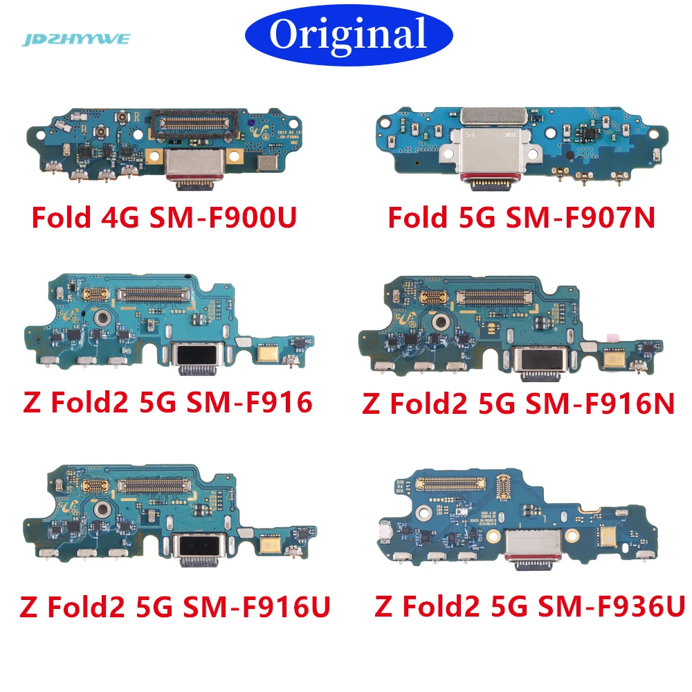 Оригинальное зарядное устройство USB, порт для зарядки, док-разъем, гибкий кабель для Samsung Galaxy Fold Z 4G 5G F900U F907N Fold2 Fold4 5G