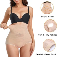 Taille haute corps Shaper ceintures en forme de X contrôle du ventre Shapewear culotte minceur taille formateur bout à bout sous-vêtements Shapers 3
