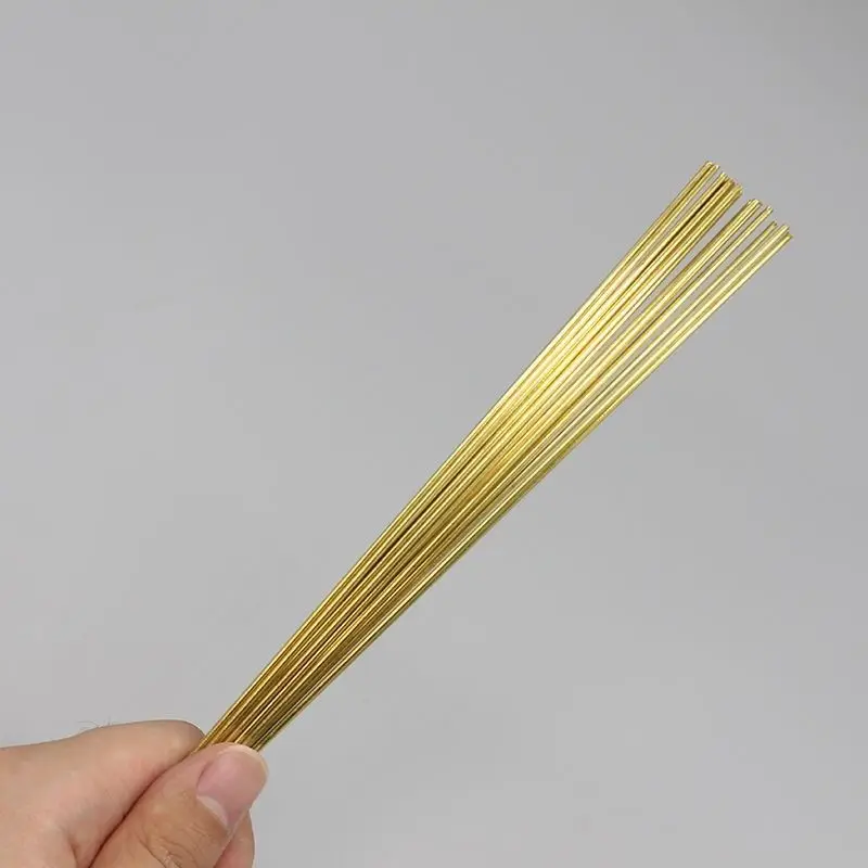 길이 200/250mm 황동 막대 튜브 얇은 원형 막대 직경 1mm 1.5mm 구리 와이어 초경량 점토 모델 장면 지원 DIY 모델 부품