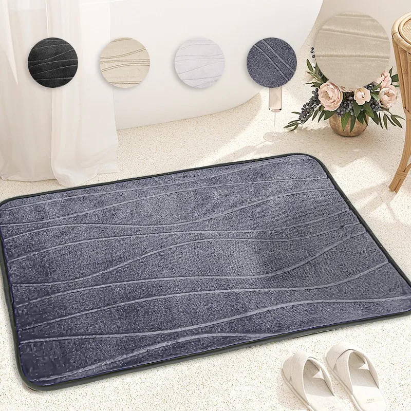 Tappetini Da Bagno Morbidi In Memory Foam Tappetini Da Bagno Assorbenti Antiscivolo Tappetino Runner Per Pavimenti Del Bagno Della Cucina