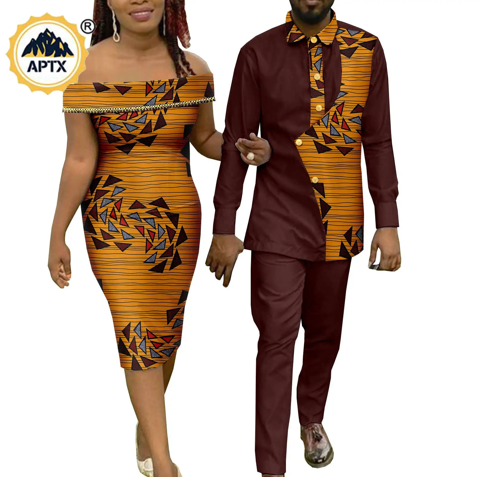 Dashiki-African-Men-Outfits-Irregular-Top-Shirts-and-Pants-Sets ...