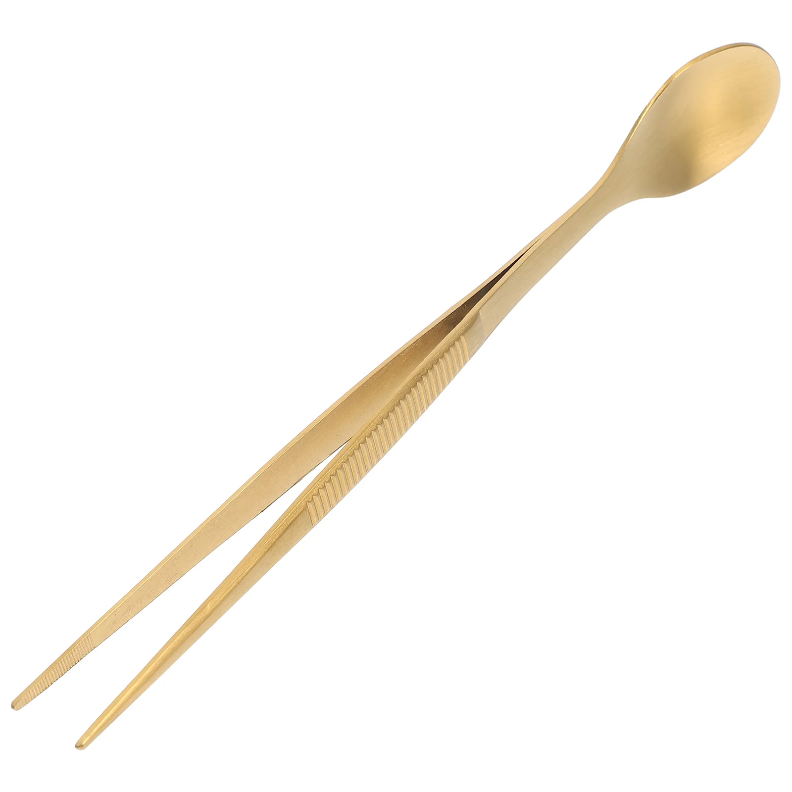 Stainless Steel Ladle Stainless Steel Flavor Test Spoon Spoons Grilling Tongs Buffet Cold Dishes Sauce Chef Tasting Culinary Tweezer Tea