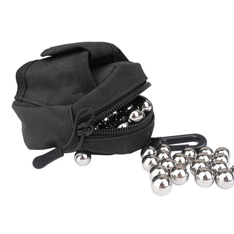 

Водонепроницаемая нейлоновая сумка для рогатки со стальными шариками для спорта на открытом воздухе, портативная многофункциональная поясная сумка для хранения, аксессуары для охоты