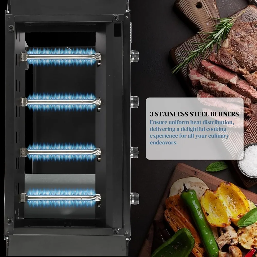 Flat Top Grill with 4 Burner 5