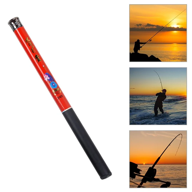 Telescopic Portable Fishing Rod ML Tone Rod Straight/Curved Handle Flexible  Anti-slip Fishing Pole Comfortable Carbon fiber Sea - AliExpress