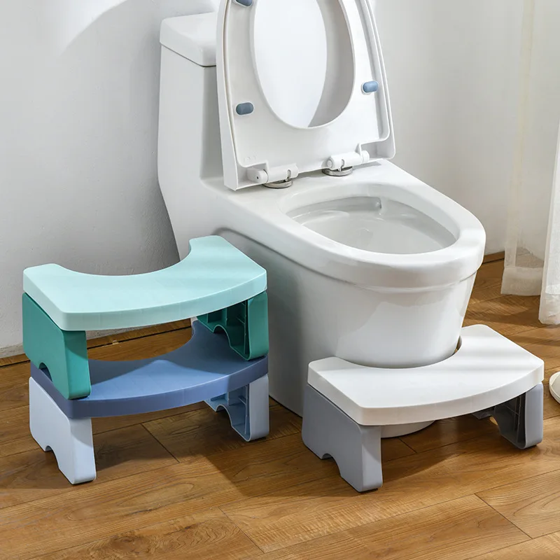 Bathroom Stool For Pooping Foldable Toilet Squating Stool Non slip