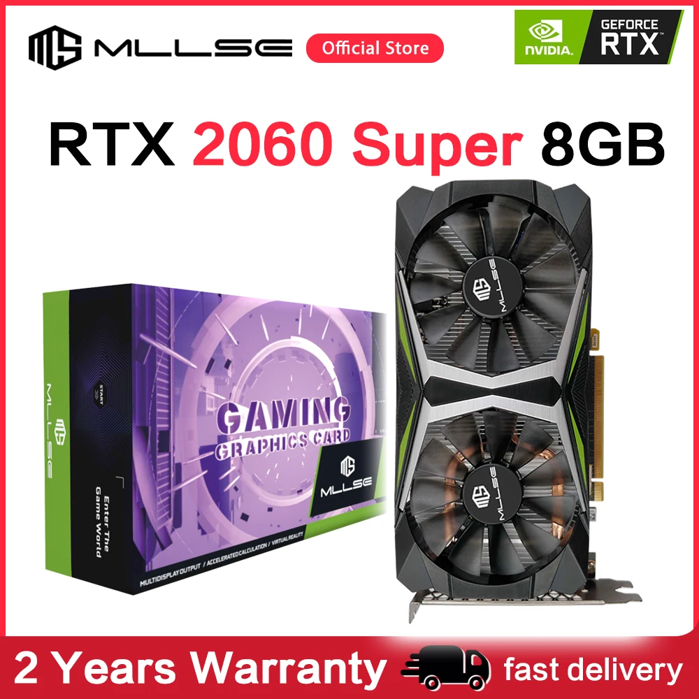 RTX 2060 Super 8GB Gaming Graphics Card GDDR6 256Bit 8Pin PCI Express 3.0x16 rtx 2060 super 8gb game Placa de vídeo _ - AliExpress Mobile