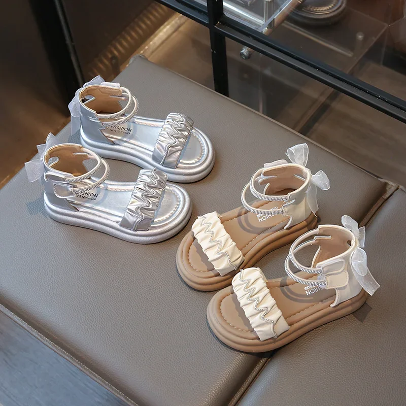 Girls Summer Lace High Top Sandals