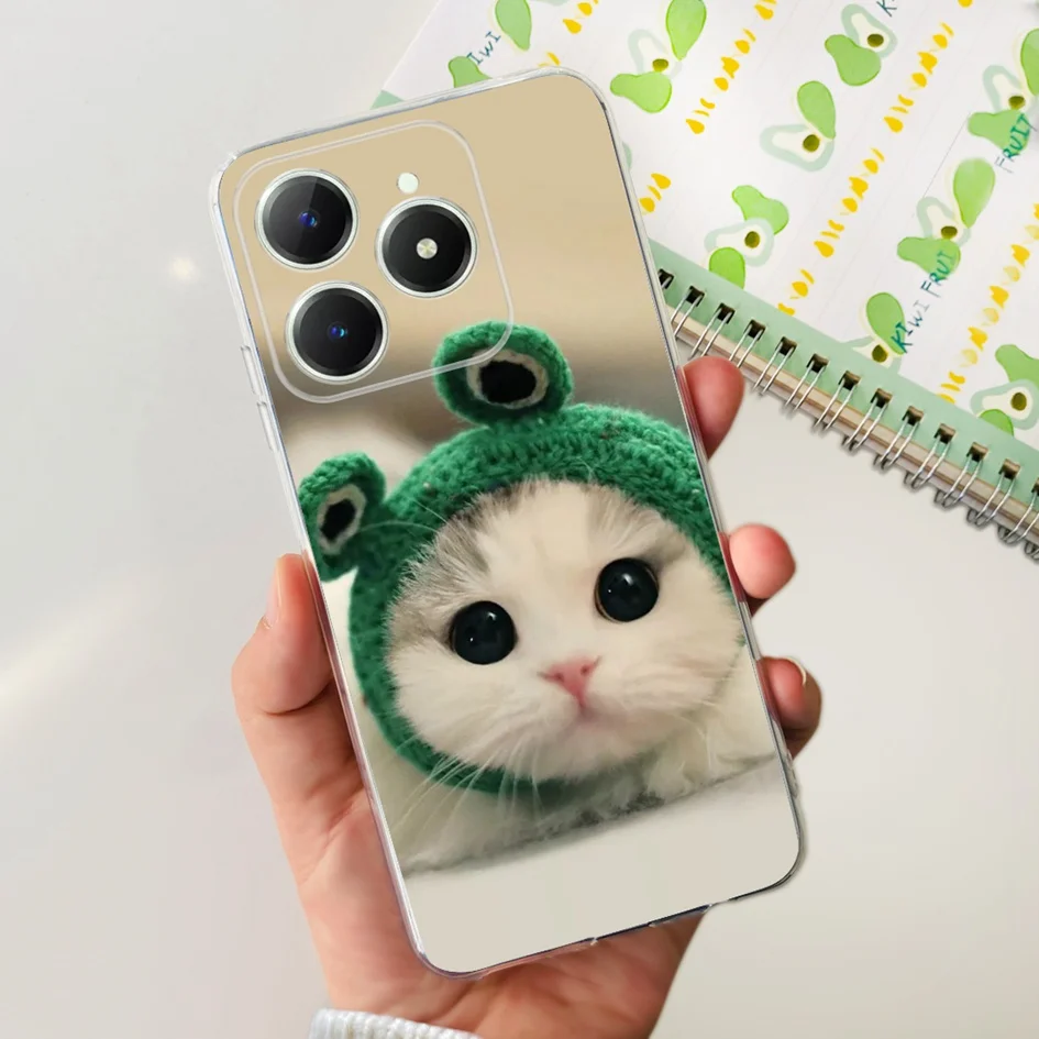 Cute Love Heart Soft Clear Silicone Protective Phone Case