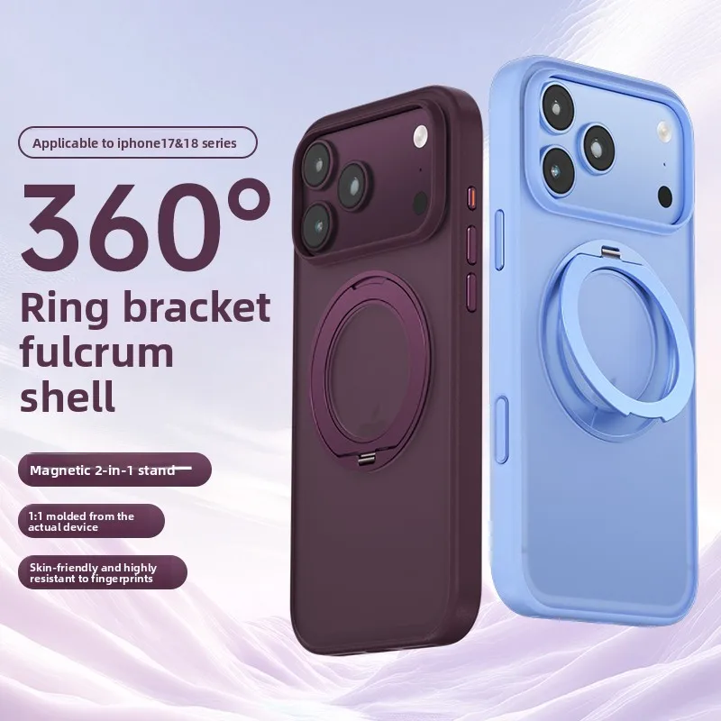 Luxury 360 Rotating Magnetic Phone Case With Shockproof Slim Fit and Stand Cover