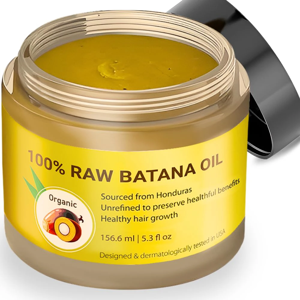 Hair Treatment Oil 156.6ml Organic Batana Oil for Hair Growth Raw And Natural Treating Hair Loss Anti-Breakage