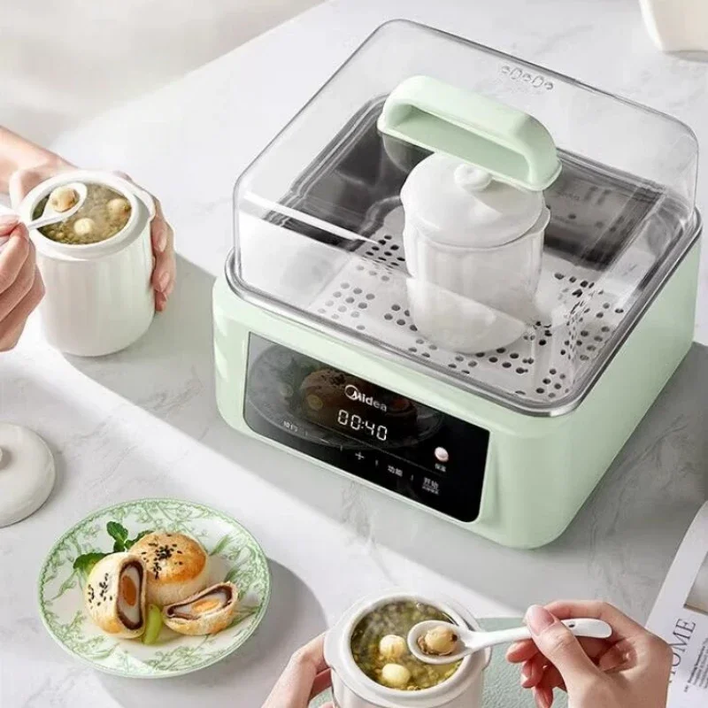 Midea 220V Electric Pot Waterproof Stew Household Automatic Ceramic Stew Pot Soup Bird's Nest Steamer