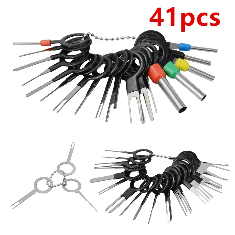 Terminal Removal Kit 3/8/18/38/41pcs Car Terminal Extractor for CarPlug Repair