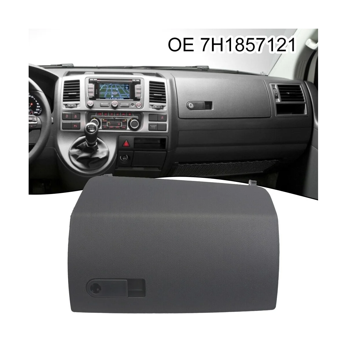 Glove Box Compartment Lid 7H1857121 Fits for VW Transporter Caravelle T5/California 04-15 LHD
