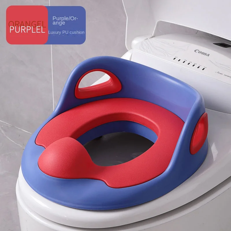 Children's Toilet Seat Baby Potty Seat for Children Boys and Girls Large Potty Seat Cushioned Infant Potty Seat 4