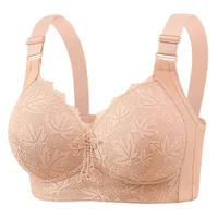 Ladies Wireless Bra Thin New Style Gathered Underwear for Plump Women Comfortable Home Clothes Made in China AE Stock
