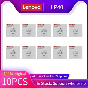 오리지널 레노버 Lp40 블루투스 헤드셋 5.0, 세미 인이어, Meeslepende 오디오, 하이파이 TWS, 마이크로 폰 터치 컨트롤, 5 개, 10 개
