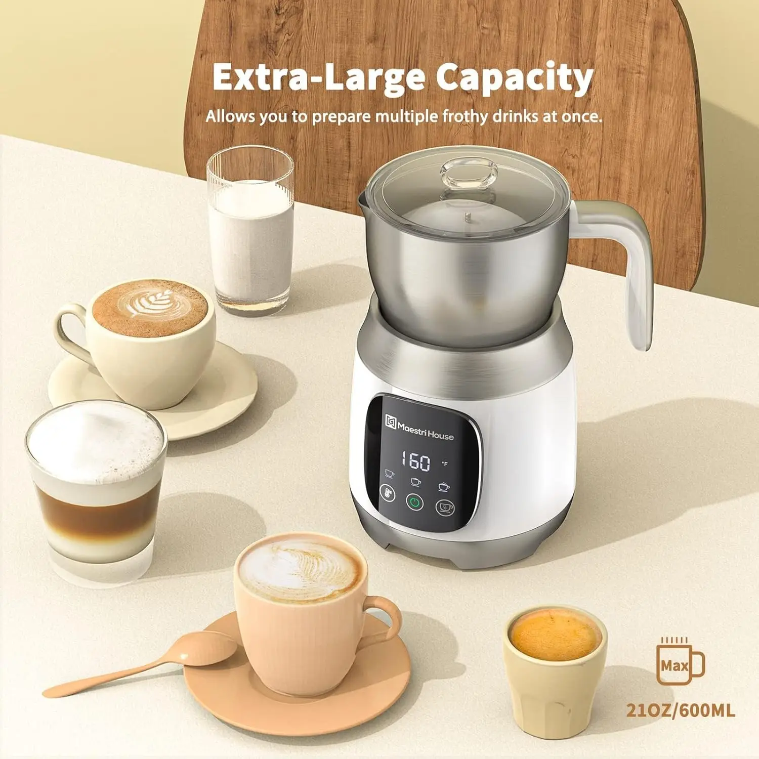 House Milk  Variable Temp and Froth Thickness  and Steamer 5