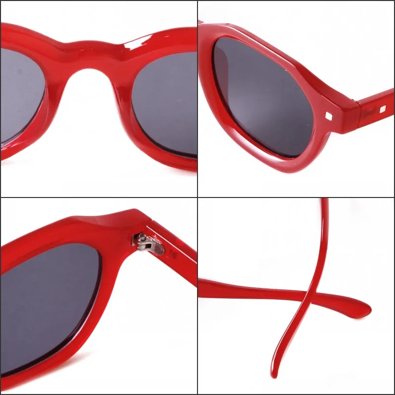 2022 Sunglasses Women Vintage Round Frame Ins Wind Net Red Street Shooting All-Match Sun Glasse Women UV400 Protection Eyewear 6