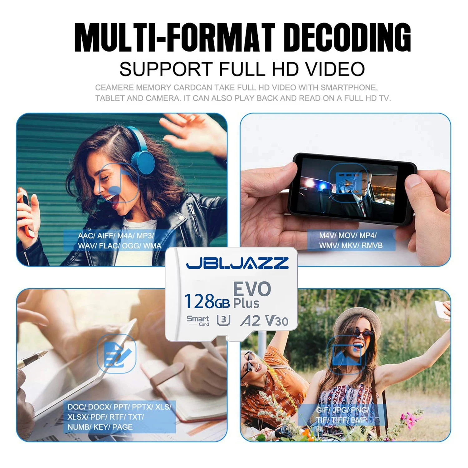 미니 TF 카드 64GB 고속 클래스 10 마이크로 SD 카드 256GB 512GB 고품질 메모리 카드 128GB 스마트 SD 카드 레더 선물