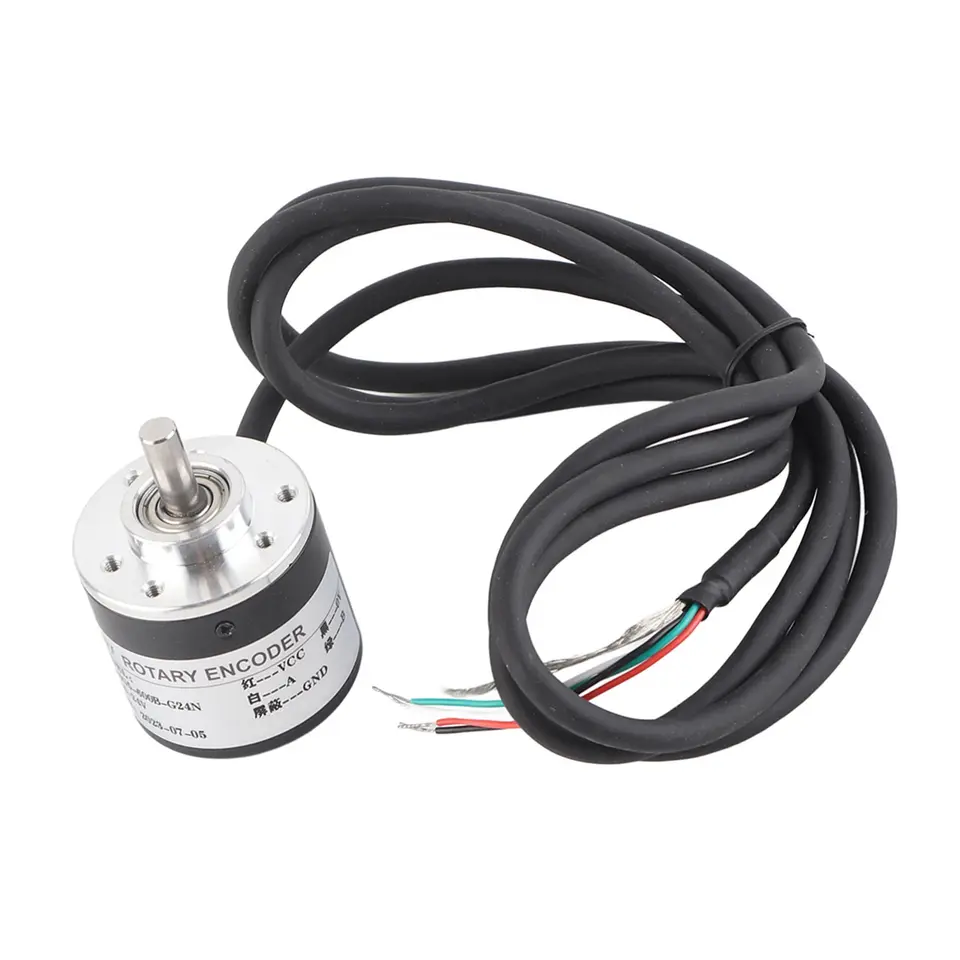 600P/R Magnetoelectric Incremental Rotation Encoder 5V‑24V 2‑Phases Shaft 6mm Industrial Automation Equipment Sensor image 1