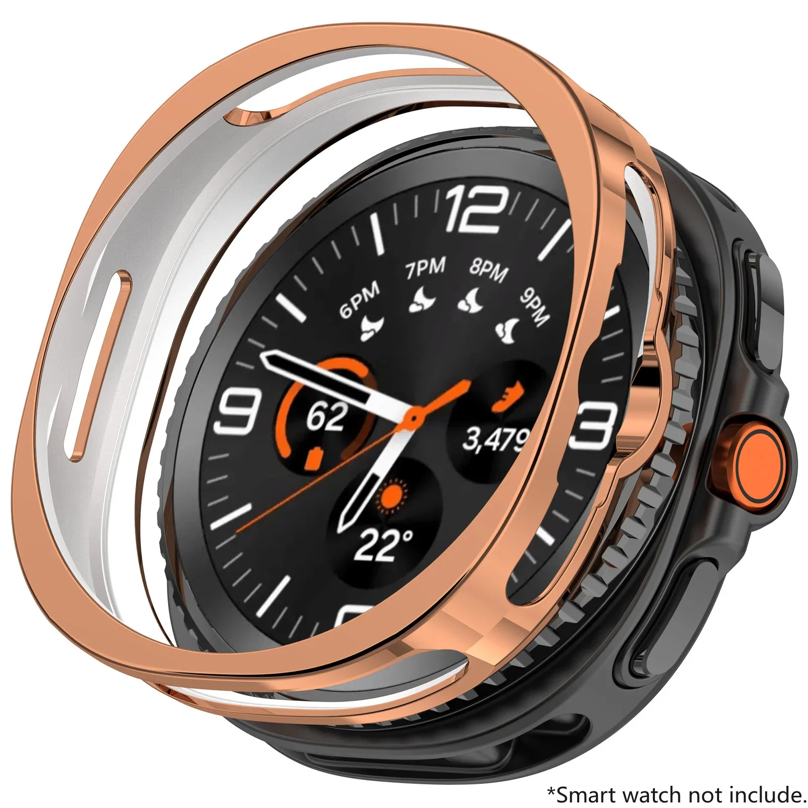 Soft TPU Protective Watch Case Cover – Hollow Out Design