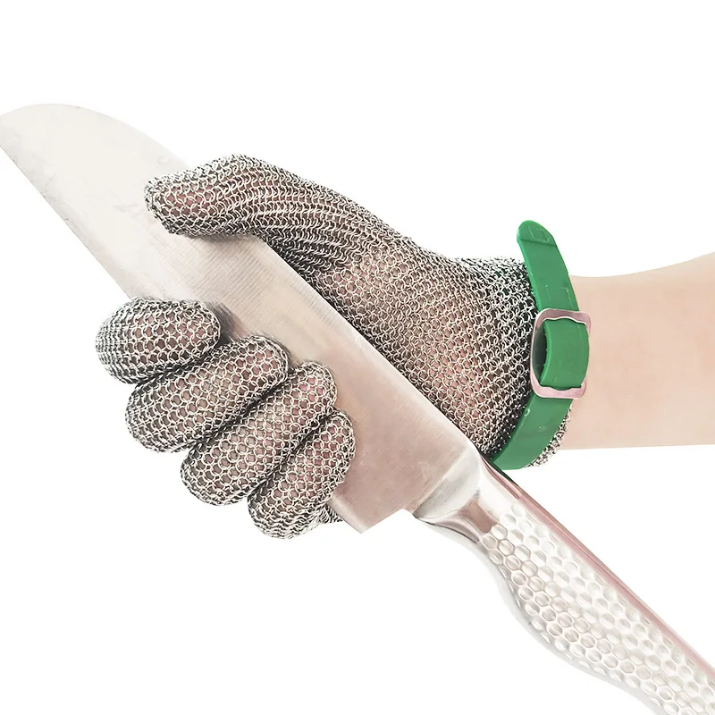 1PCS Stainless Steel Ring Mesh Gloves Anti Cut Knife Resistant