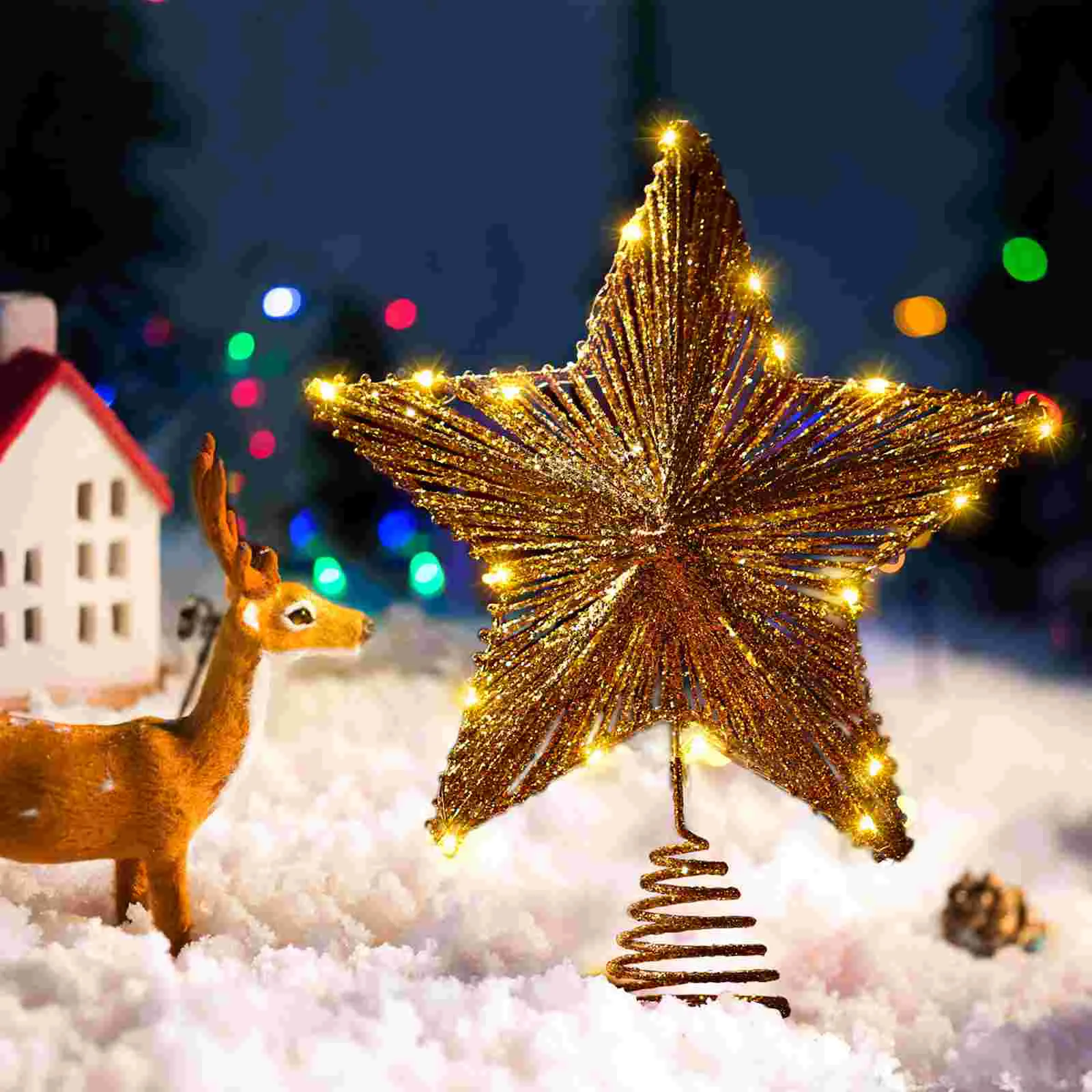 

Light Up Christmas Tree Star Outdoor Star Tree Topper Xmas Treetop Ornament Light Up Star Tree Topper Xmas Tree Topper Star