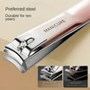 Professional Nail Clipper Stainless Steel Finger Toenail Clipper Manicure Nail Cutter For Men Women Portable Manicure Tool 4