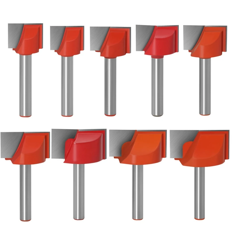 WCS-Computer Engraving Machine Tool Woodworking Milling Cutter Bottom Cleaning Milling Wood Cutting Machine 5-Piece Set