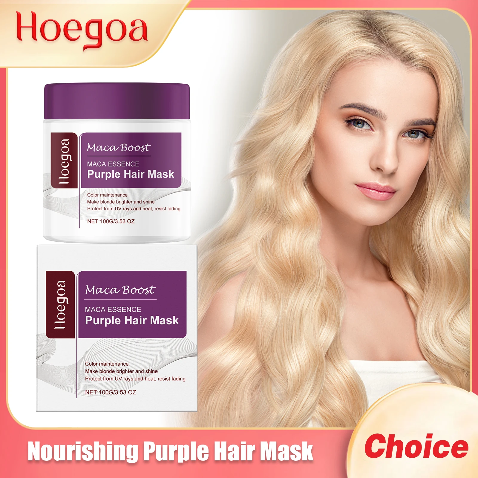 Hoegoa Hair Nourishing Conditioner Repairing Damage Reducing Detachment Softening Texture Supplement Nutrition Hair Care Creams