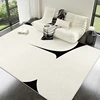 Large Area Living Room Decoration Soft Carpet Minimalist Rugs for Bedroom Home Luxury Floor Mat Washable Non-slip Cloakroom Rug 3