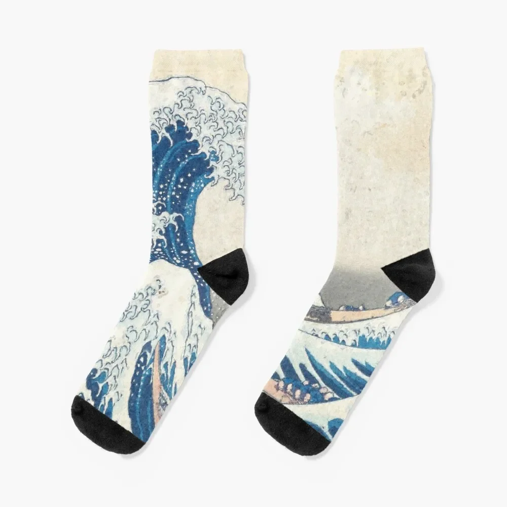 

The great wave off Kanagawa by Hokusai Socks luxury happy anime winter gifts Women's Socks Men's