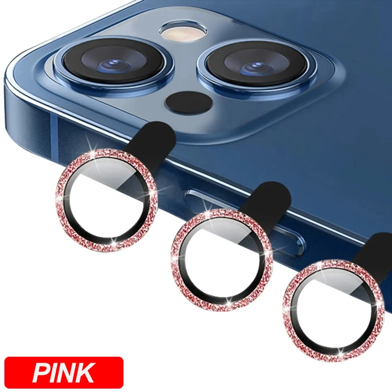 Diamond Metal Camera Lens Protector - Premium Protective Glass