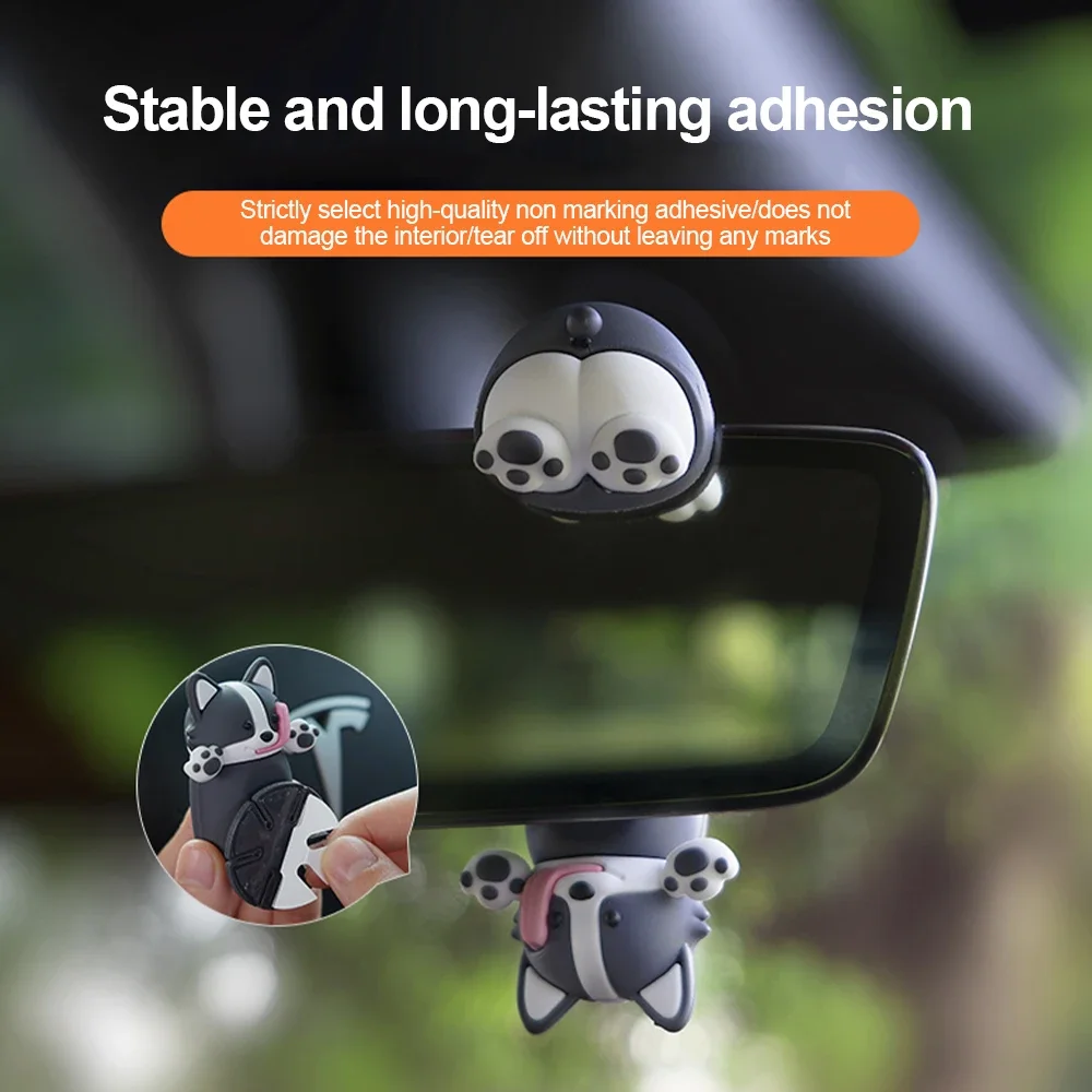 Figura Oscillante Per Auto – Simpatico Cane Bobblehead Per Cruscotto In Resina - 2