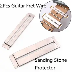 Guitar Fret Wire Sanding Stone Protector Kit Finger Plate Radian Polishing DIY Luthier Tool Luthier Protect Fretboard Part Sheet